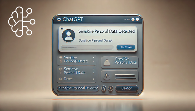 Chatfenster von ChatGPT mit Warnung