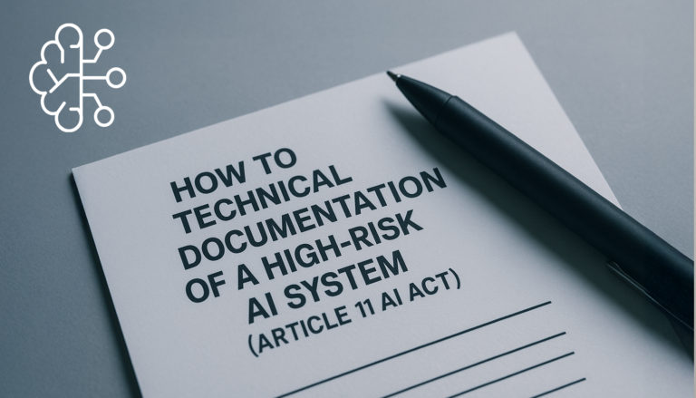 Technische Dokumentation für Hochrisiko-KI unter dem EU AI Act