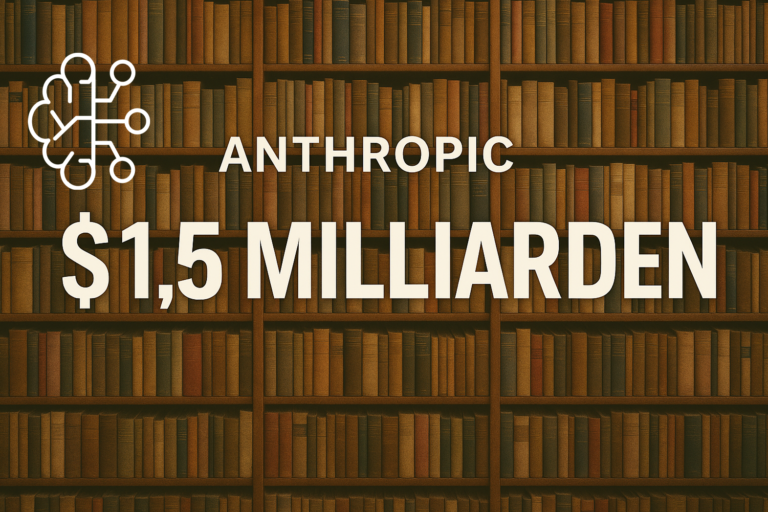 KI-Training: Anthropic zahlt 1,5 Mrd. US-Dollar für Urheberrechtsverletzungen