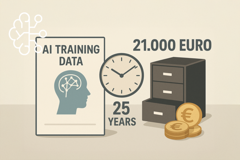 KI & Gesundheitsdaten: Bußgeld wegen exzessiver Speicherdauer
