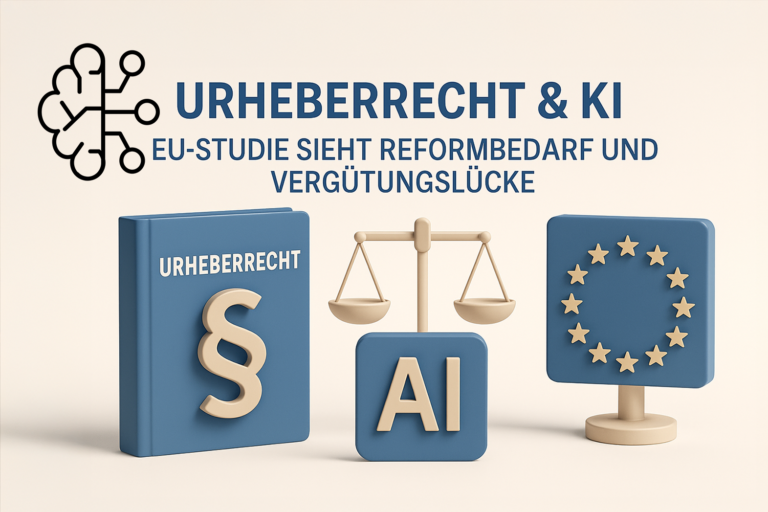 Urheberrecht & KI: EU-Studie sieht Reformbedarf und Vergütungslücke