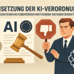 Mehr laden Hochladen 1 / 1 – Umsetzung der KI-Verordnung Landesdatenschutzbehörden kritisieren Referentenentwurf.png Anhang-Details Umsetzung der KI-Verordnung Landesdatenschutzbehörden kritisieren Referentenentwurf